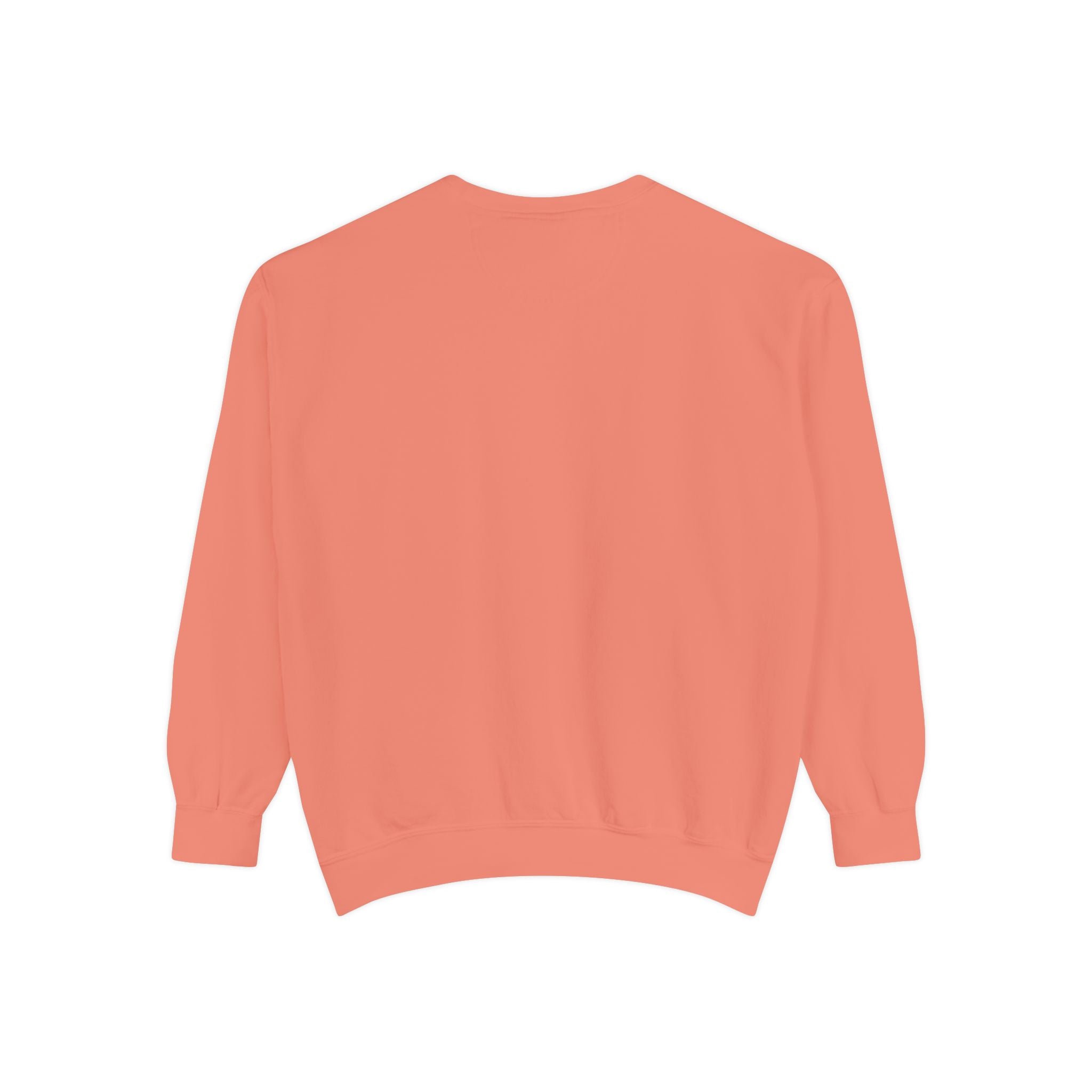 Minimal White Sweatshirt — Classic Garment-Dyed Crewneck