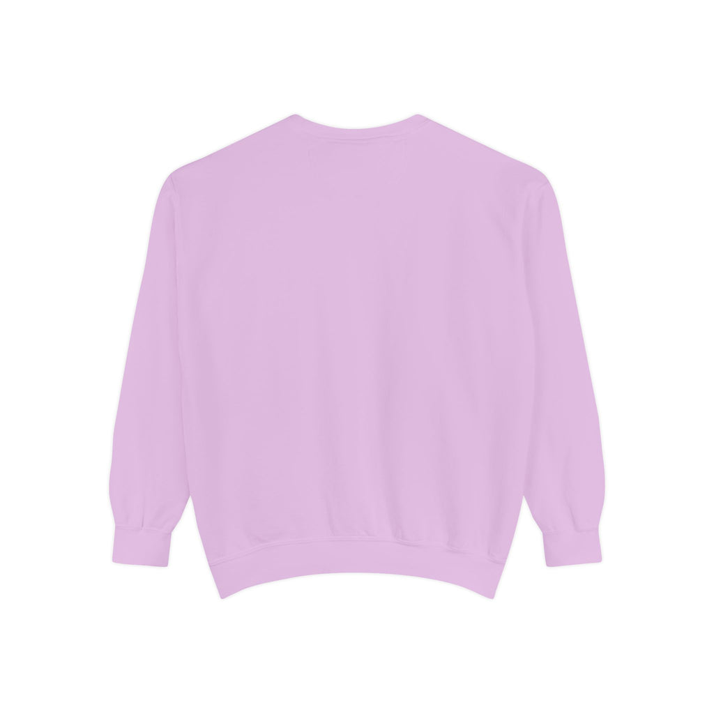 Minimal White Sweatshirt — Classic Garment-Dyed Crewneck