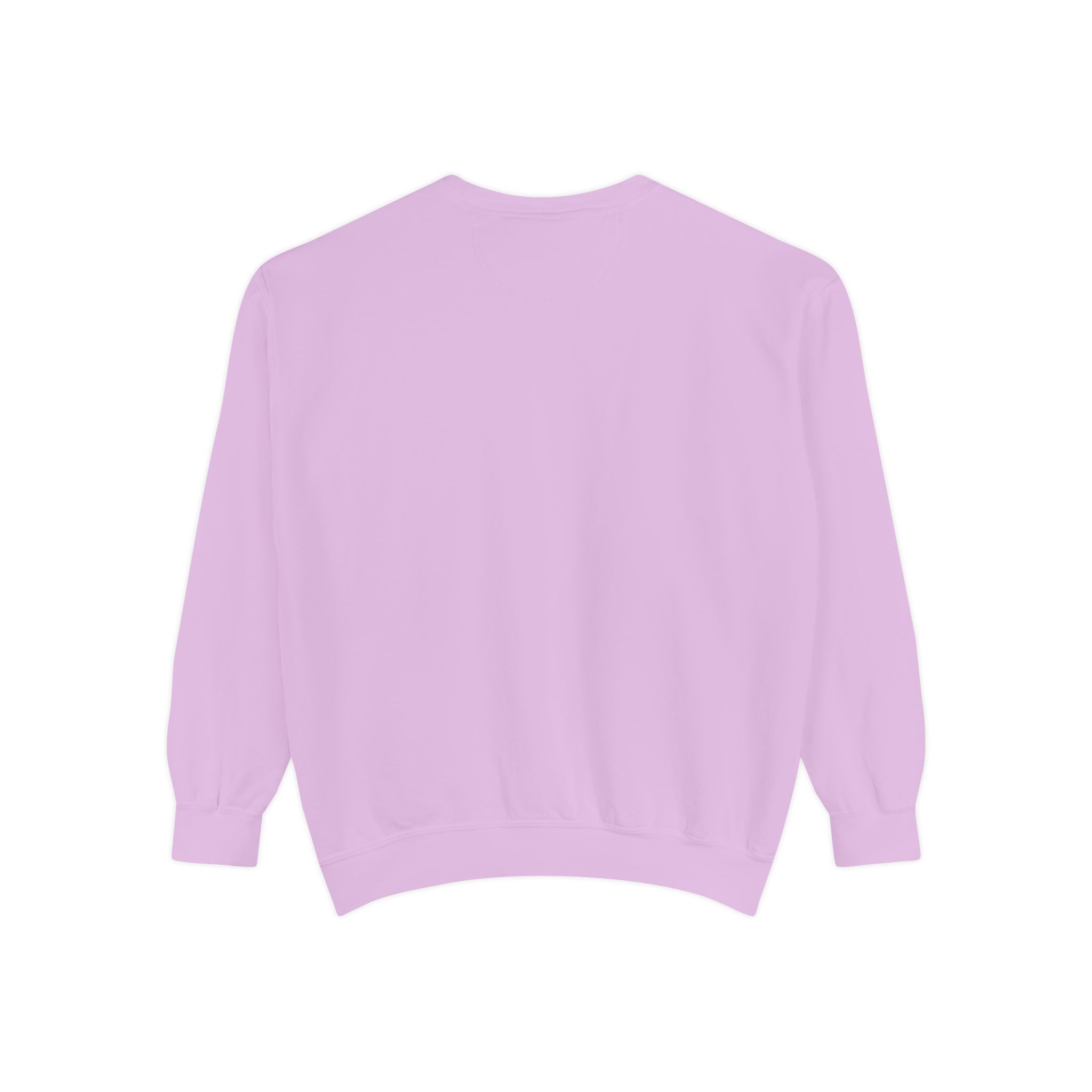 Minimal White Sweatshirt — Classic Garment-Dyed Crewneck