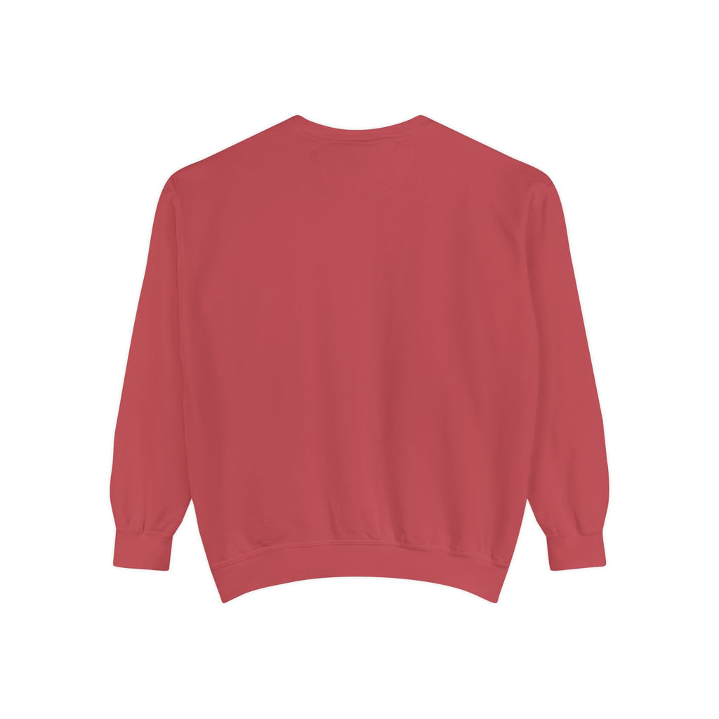 Minimal White Sweatshirt — Classic Garment-Dyed Crewneck