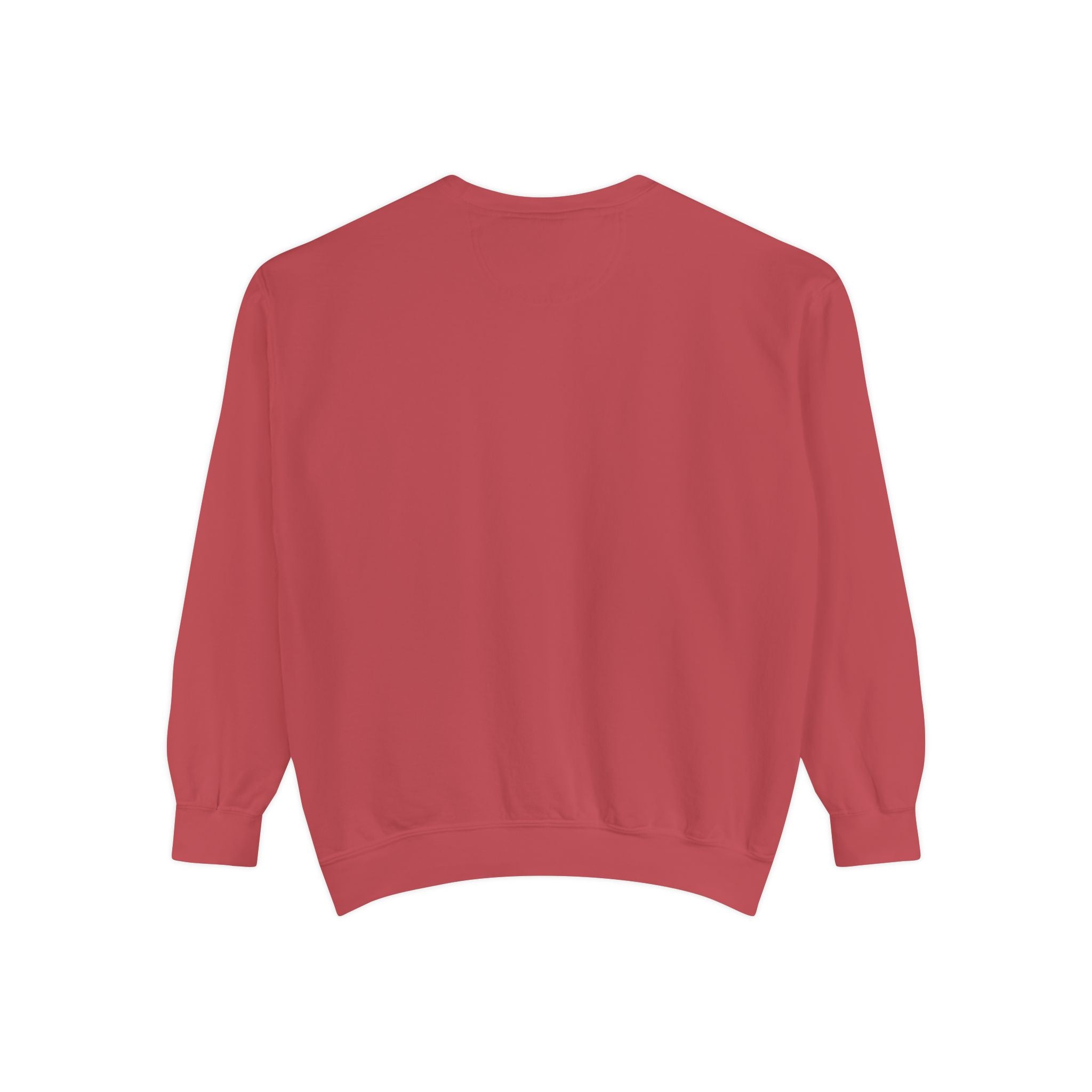 Minimal White Sweatshirt — Classic Garment-Dyed Crewneck