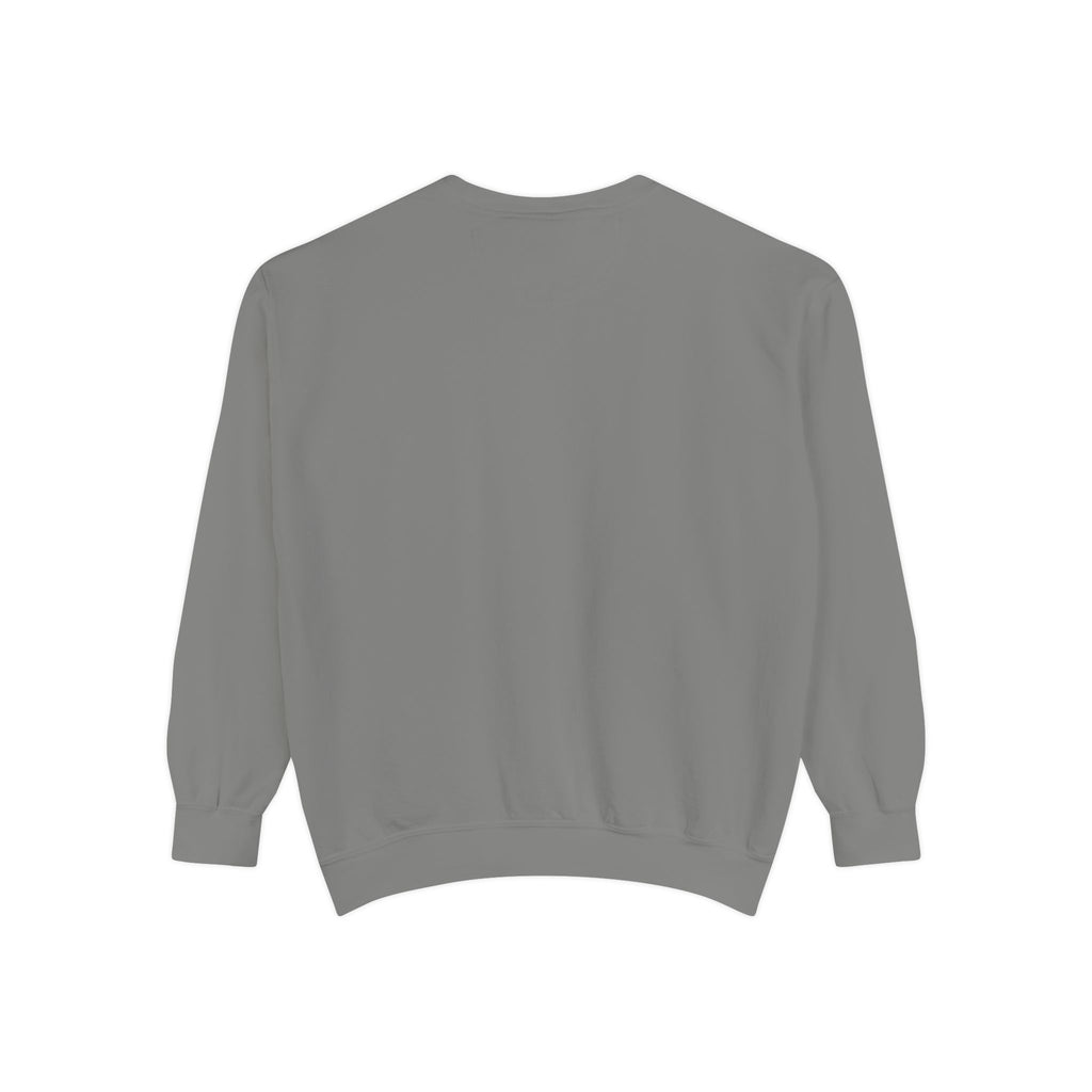 Minimal White Sweatshirt — Classic Garment-Dyed Crewneck