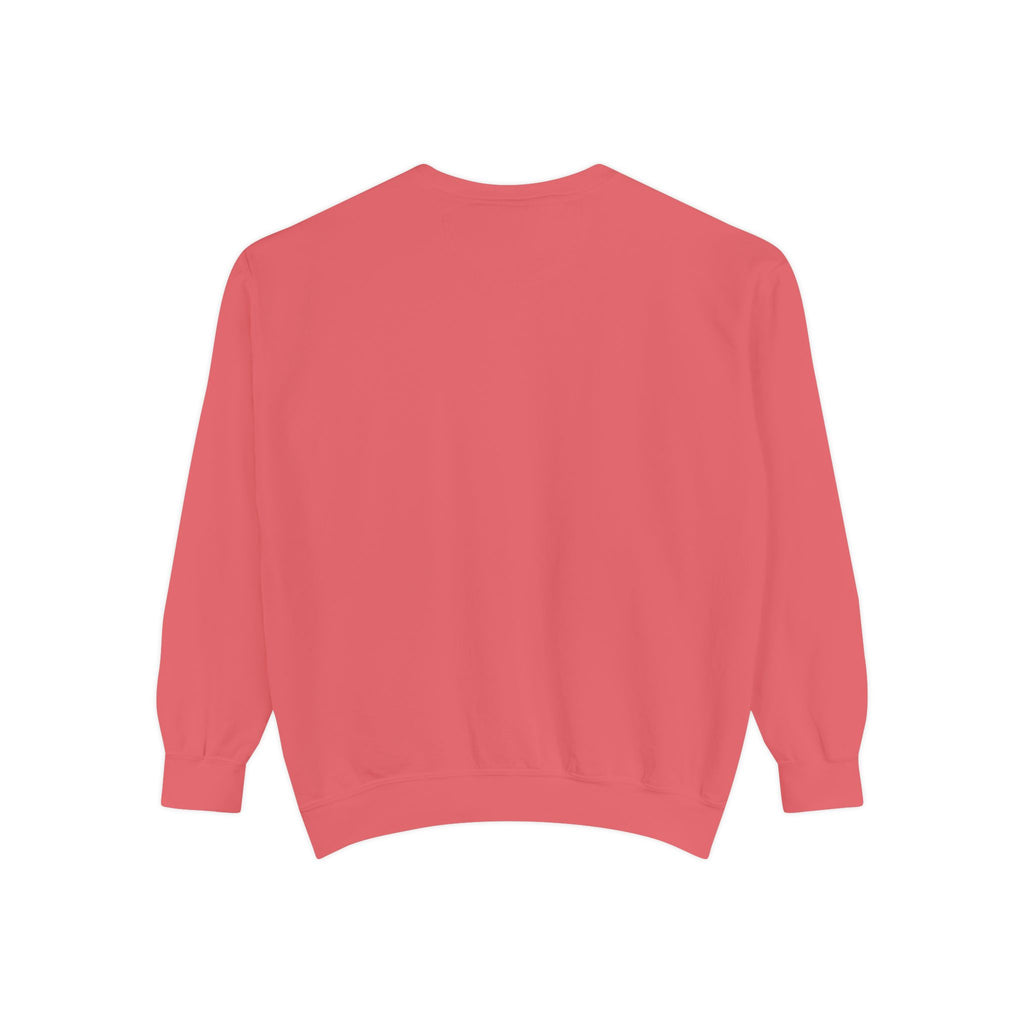 Minimal White Sweatshirt — Classic Garment-Dyed Crewneck