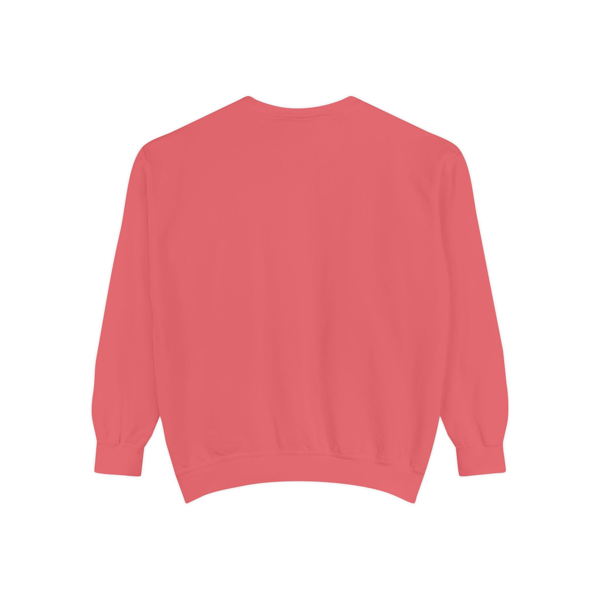 Minimal White Sweatshirt — Classic Garment-Dyed Crewneck