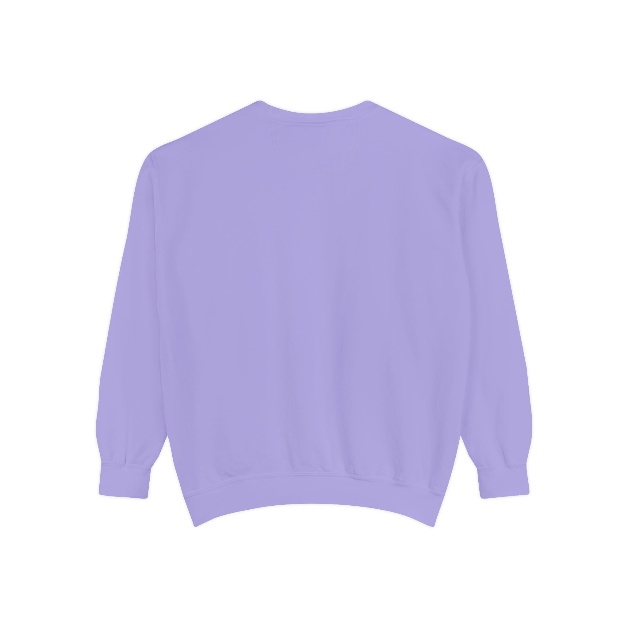 Minimal White Sweatshirt — Classic Garment-Dyed Crewneck