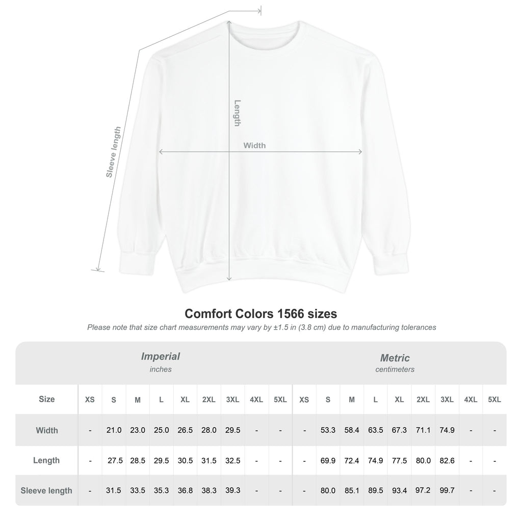 Minimal White Sweatshirt — Classic Garment-Dyed Crewneck