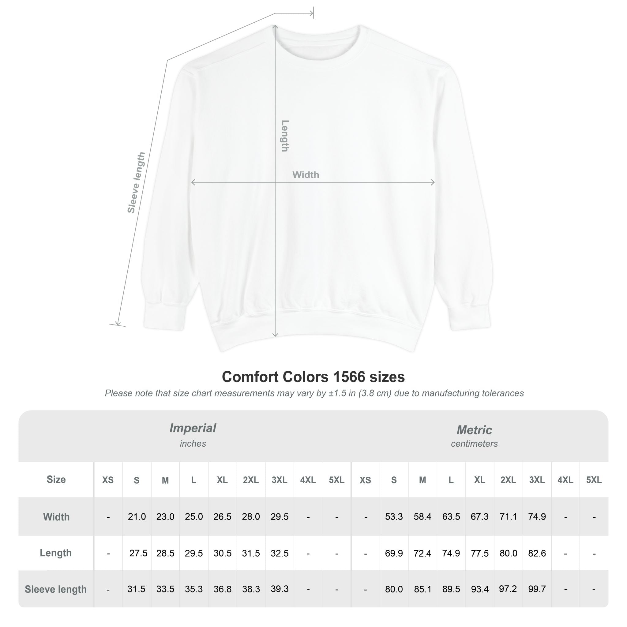 Minimal White Sweatshirt — Classic Garment-Dyed Crewneck